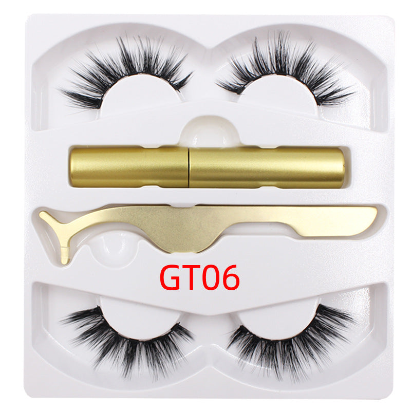 🧲👁️ Magnetic Liquid Eyeliner & Magnetic False Eyelashes Set – Waterproof Reusable Lash Kit with Tweezer