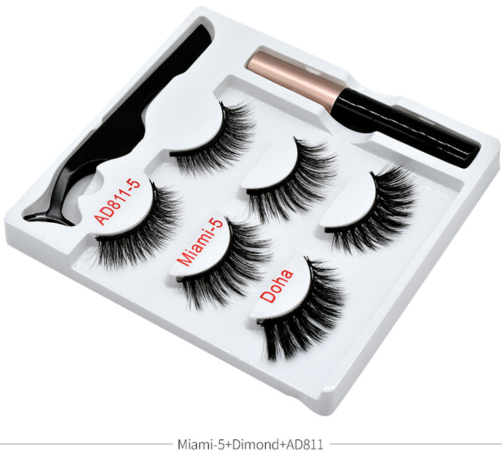 🧲👁️ Magnetic False Eyelashes – Handmade High-Grade Fiber Lash Set