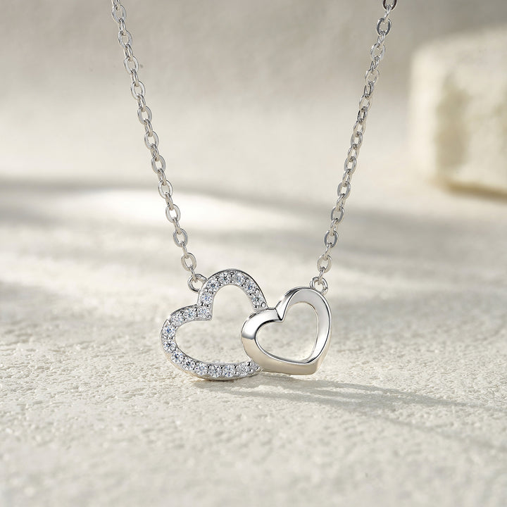 Luxury Minimalist Moissanite Pendant Necklace – Gold-Plated S925 Silver