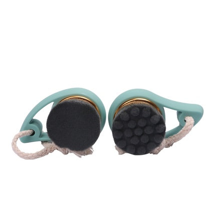 🧼🌿 Manual Bamboo Charcoal Facial Cleansing Brush | Deep Clean & Gentle Exfoliation Tool