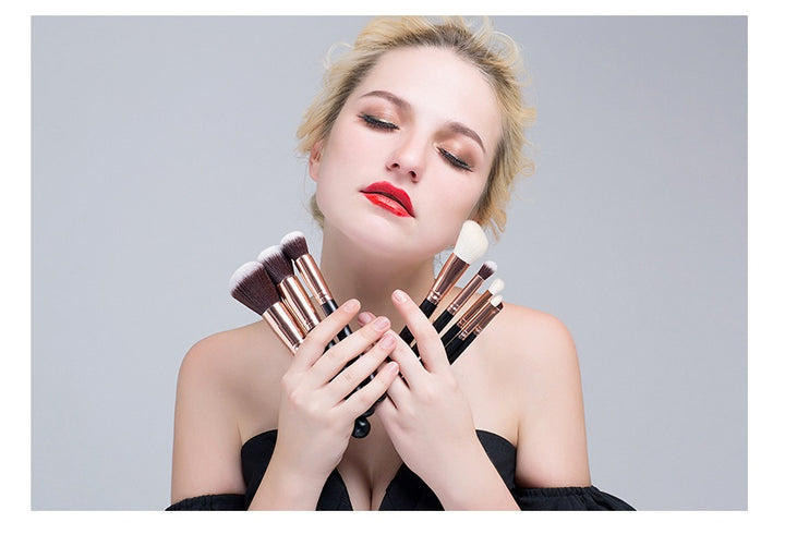 ✨ Rose Gold Makeup Brush — Elegant Beauty Tool 💄✨