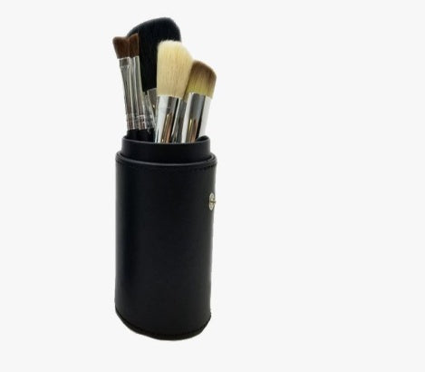 ✨ 12-Piece Makeup Brush Set — Cylinder Storage Beauty Tools Kit 💄