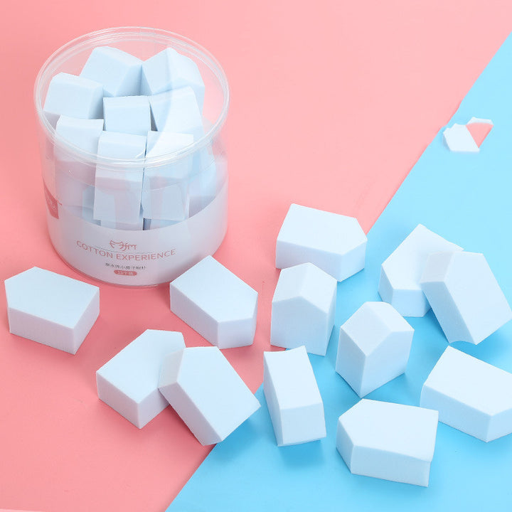 💄✨ Pentagonal Powder Puff Set | Wet & Dry Makeup Sponge (15PCS Boxed)