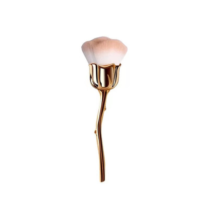 ✨ Rose Face Powder Makeup Brush — Soft Blending Beauty Tool 💄🌹