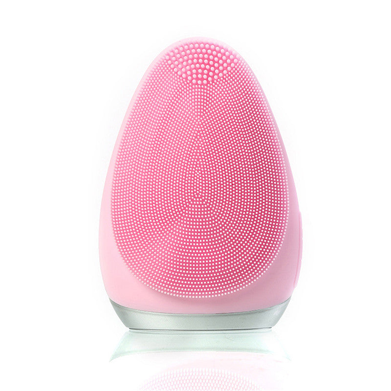 💖🧼 Rechargeable Silicone Cleansing Instrument | Ultrasonic Deep Pore Facial Cleaner