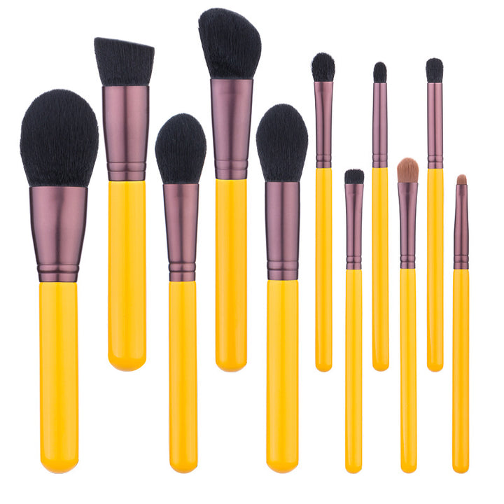 ✨ 11-Piece Little Yellow Duck Makeup Brush Set 💛💄