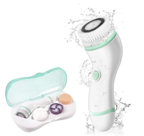 💄🧼 Facial Cleaning Brush | Electric Waterproof Rotating Deep Cleansing System