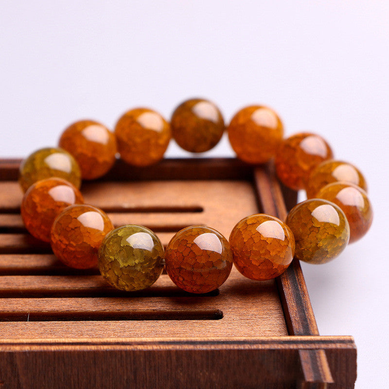 Dragon Stone Agate Bracelet – Natural Dragon Scale Beads