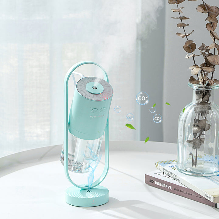 🌌💧 Mini USB Desktop Humidifier | Starry Projection Air Mist 🌿✨