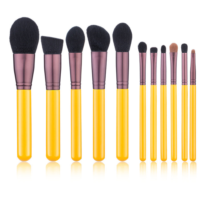 ✨ 11-Piece Little Yellow Duck Makeup Brush Set 💛💄