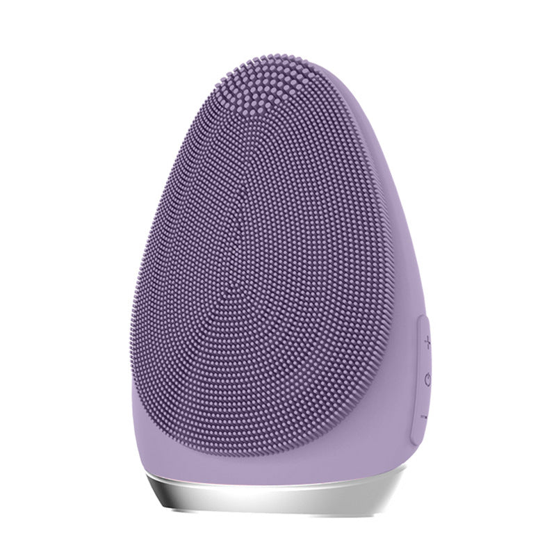 💖🧼 Rechargeable Silicone Cleansing Instrument | Ultrasonic Deep Pore Facial Cleaner