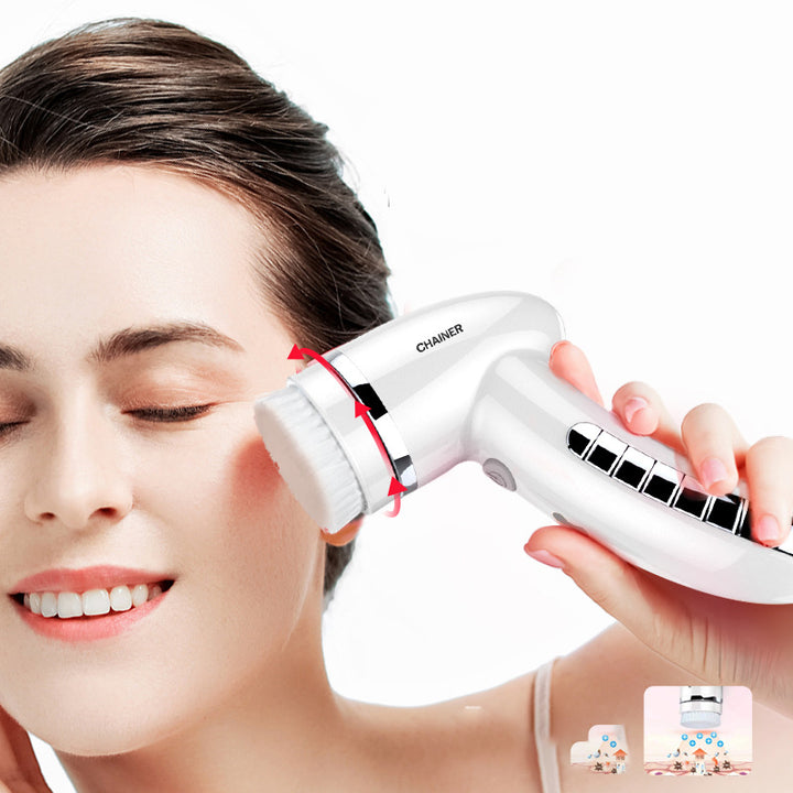 💖🧼 Four-in-One Electric Cleansing Instrument | Ultrasonic Facial Cleanser