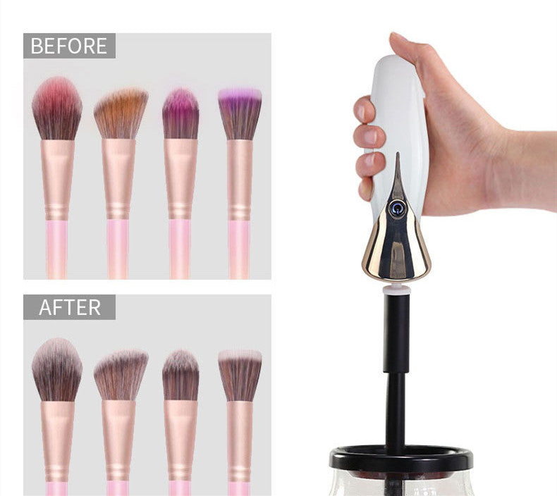 ✨ USB Electric Makeup Brush Cleaner — Automatic Fast Wash & Dry Tool 💄🧼⚡