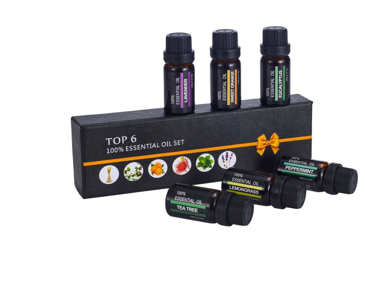 🌿 Lavender 10ml One-way Aromatherapy Massage Oil Set (6 × 10ml)