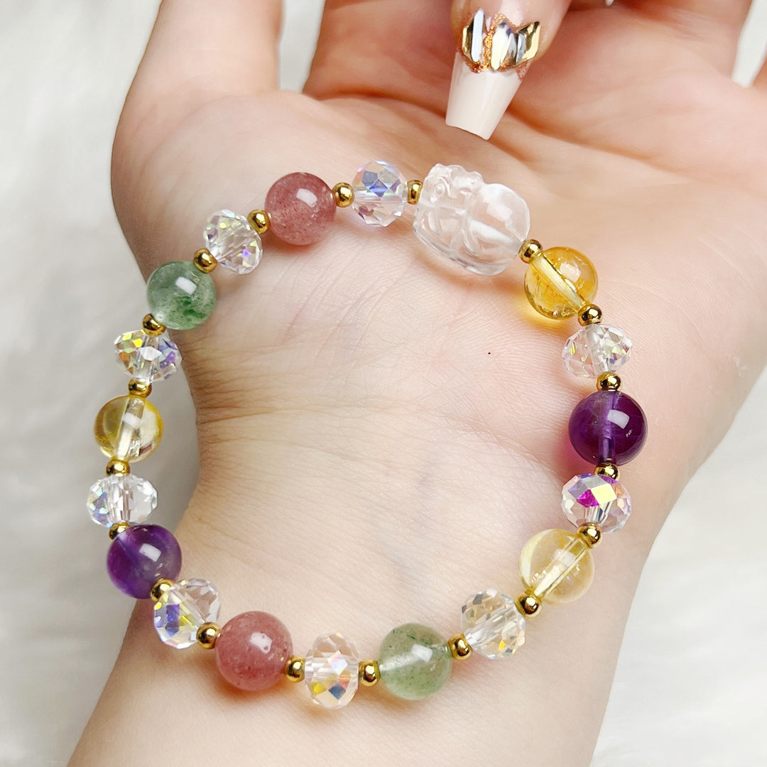 Phoenix Nine-Tail Fox Crystal Bracelet – Women's Elegant Jewelry
