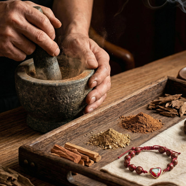 Chinese Herbal Bracelet – Traditional Style Lightweight Bead Bracelet