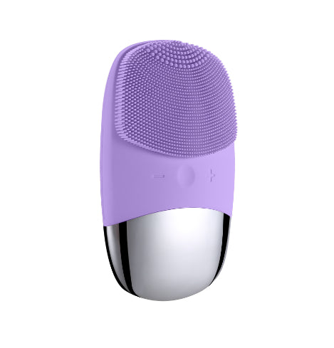 🧼💗 Mini Silicone Electric Face Cleansing Brush | Sonic Facial Cleanser & Skin Massager