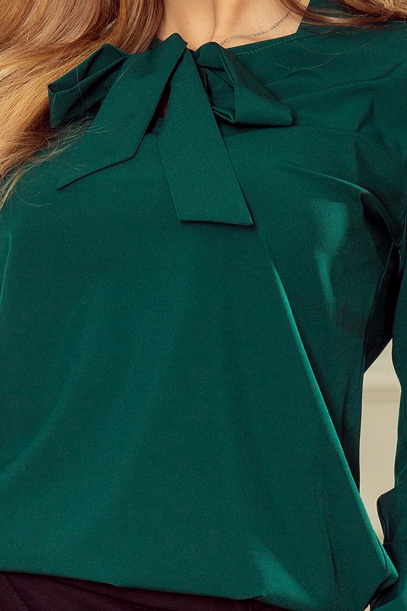 Blouse with bond - green