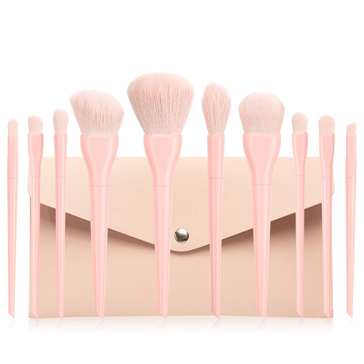 🍬✨ Candy Color 10-Piece Makeup Brush Set — Soft Bristles Collection 💄