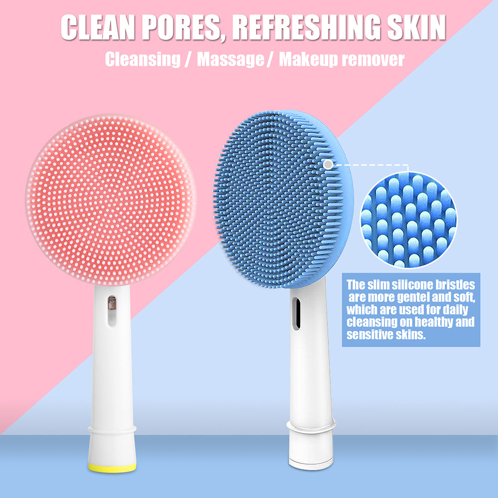 💖🧼 Suitable for Oule Electric Toothbrush Facial Cleanser | Silicone Daily Face Wash Tool