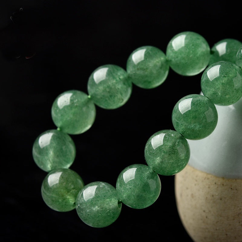Strawberry Crystal Bracelet – Natural Crystal Beads