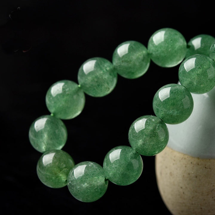 Strawberry Crystal Bracelet – Natural Crystal Beads