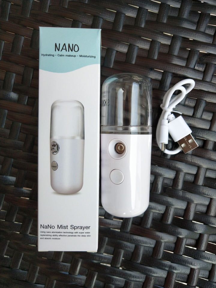 💧✨ Portable Nano Spray Humidifier | USB Rechargeable Skin Hydration Mist 🌿