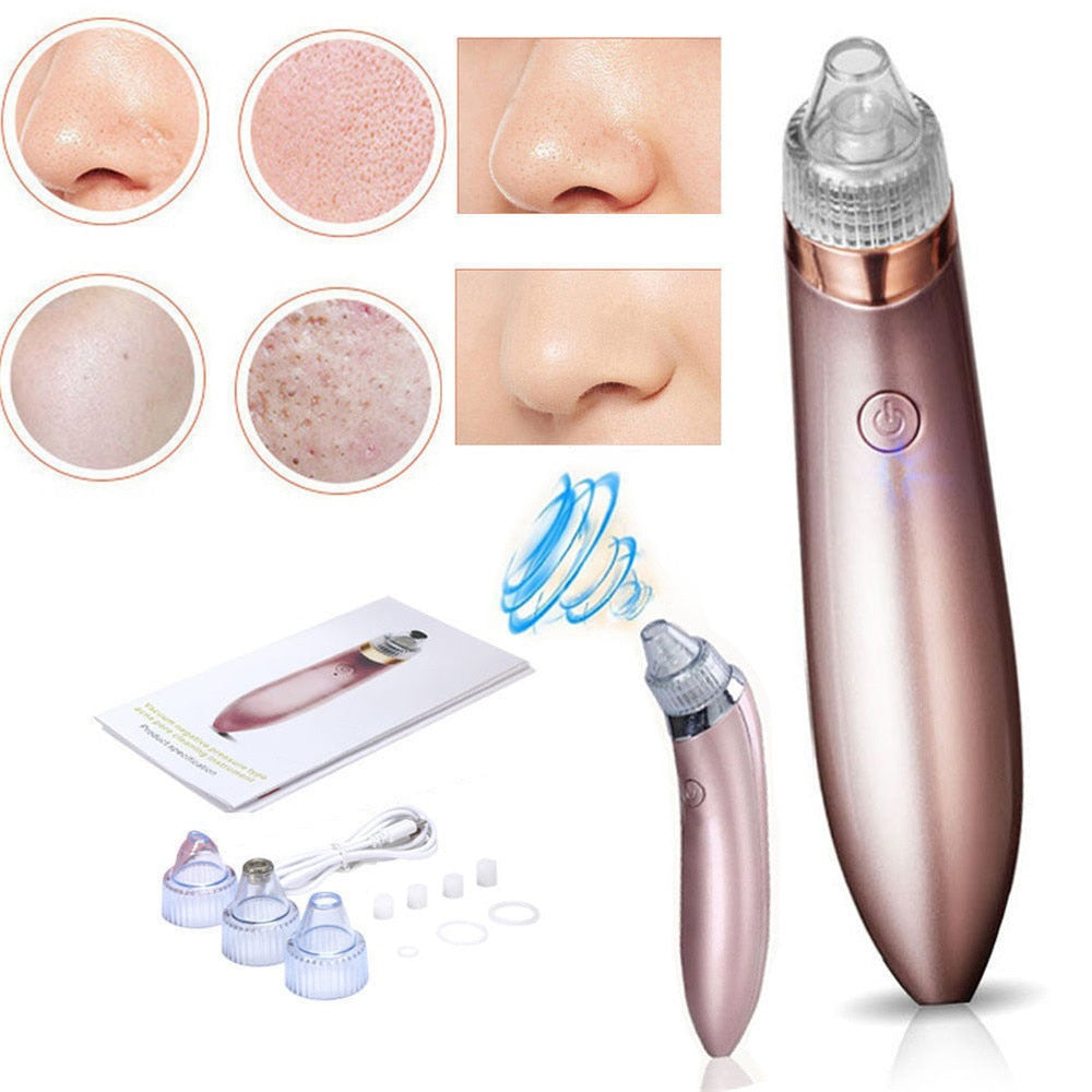 💨✨ Beauty Facial Machine | Blackhead Remover & Deep Pore Cleanser Device