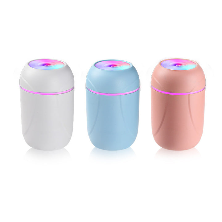 🌈💧 Colorful Cup Humidifier | USB Mini Mist Maker with Rotating Light ✨