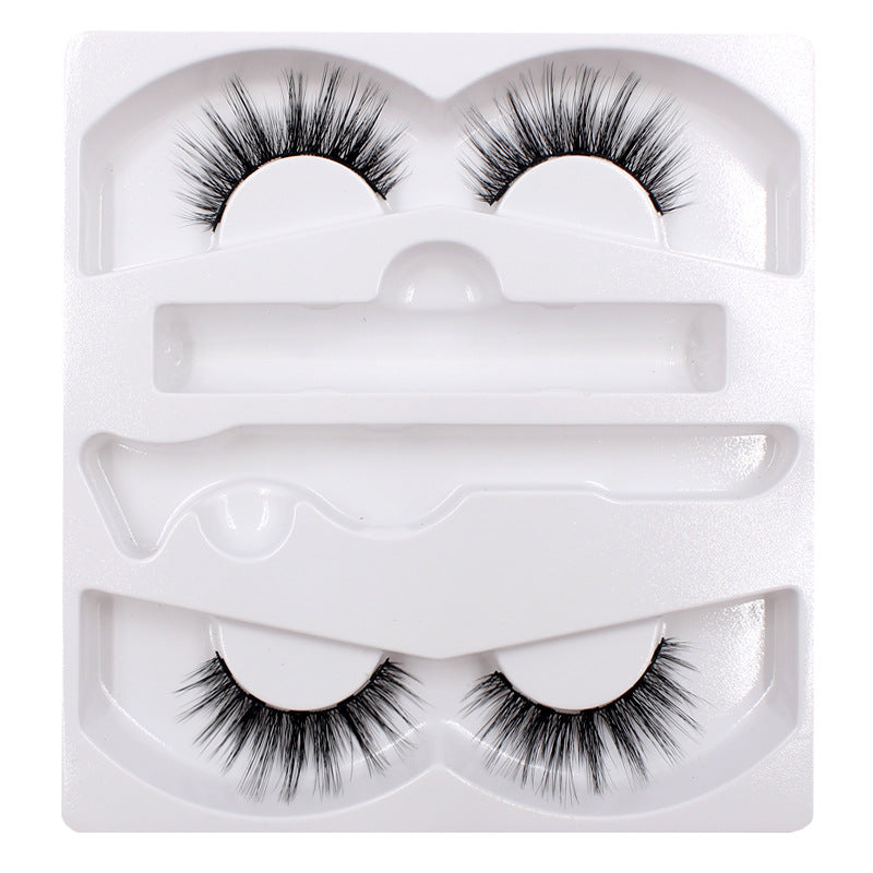 🧲👁️ Magnetic Liquid Eyeliner & Magnetic False Eyelashes Set – Waterproof Reusable Lash Kit with Tweezer