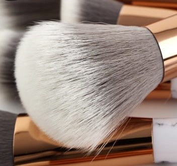 ✨ Marble Makeup Brush Set — 15-Piece Beauty Makeup Kit 💄🤍