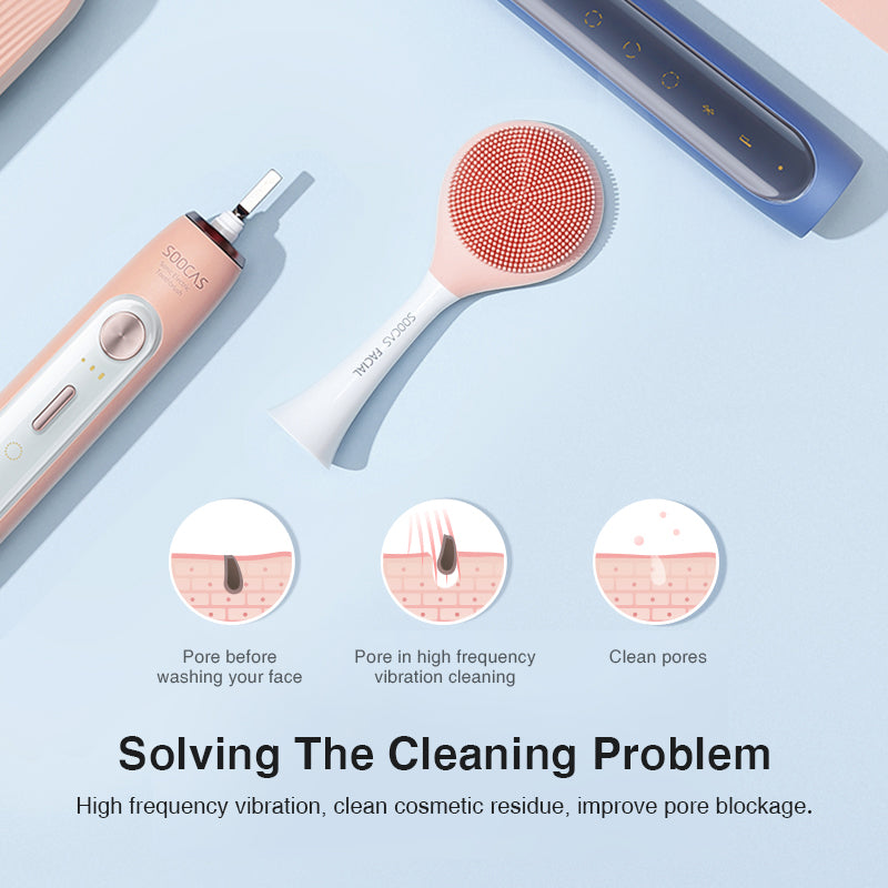 🪥💖 Electric Universal Cleansing Brush | Soft Silicone Deep Clean Facial Tool
