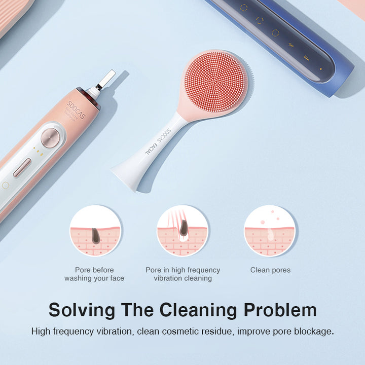 🪥💖 Electric Universal Cleansing Brush | Soft Silicone Deep Clean Facial Tool