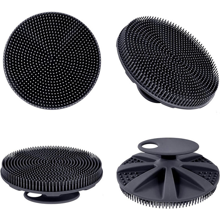 🧼🛁 Silicone Shampoo & Cleansing Brush | Soft Exfoliating Face & Body Care Tool
