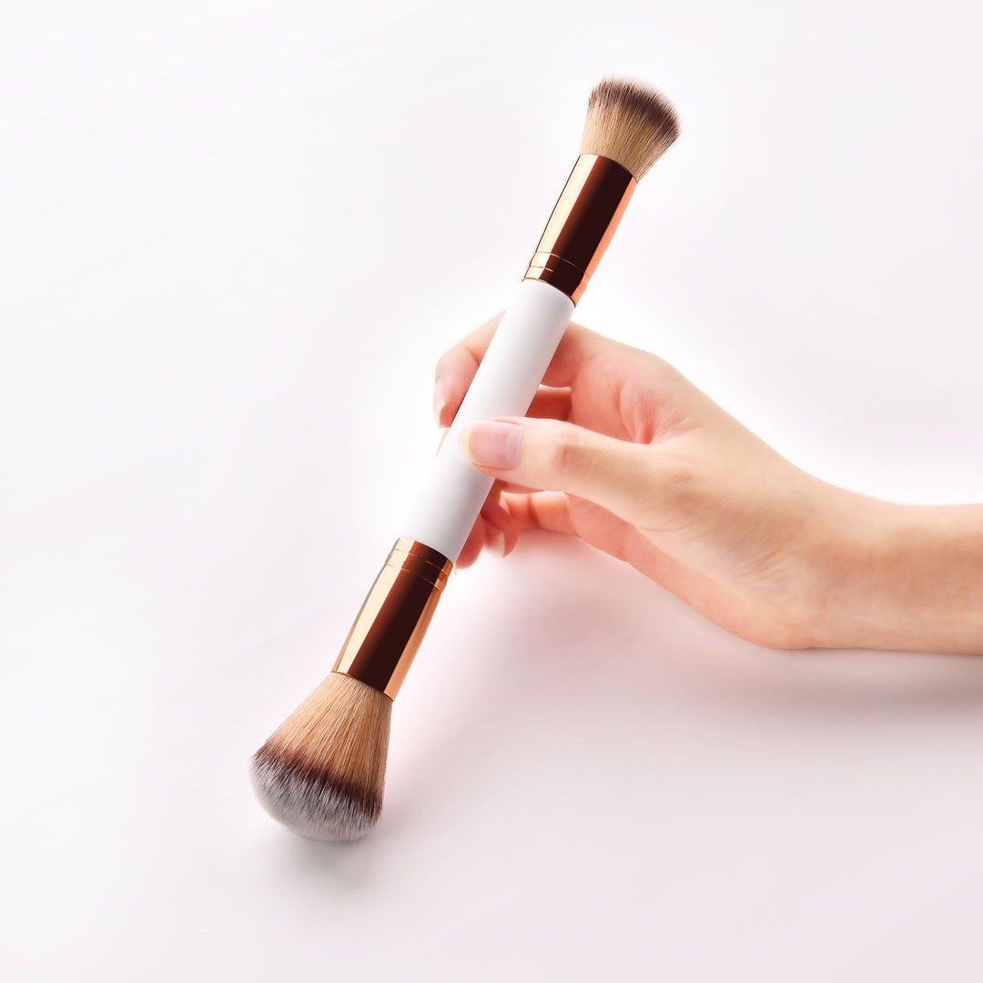 ✨ Double Head Makeup Brush — 2-in-1 Beauty Tool 💄