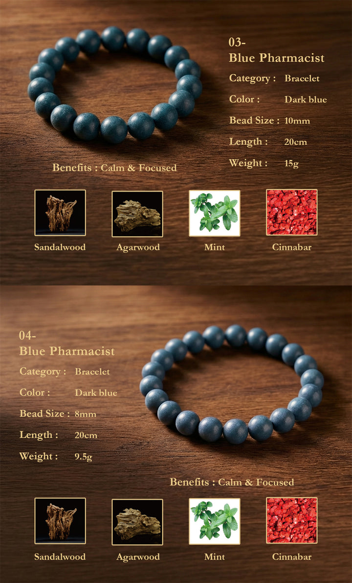 Chinese Herbal Bead Bracelet – Lightweight Wellness Jewelry