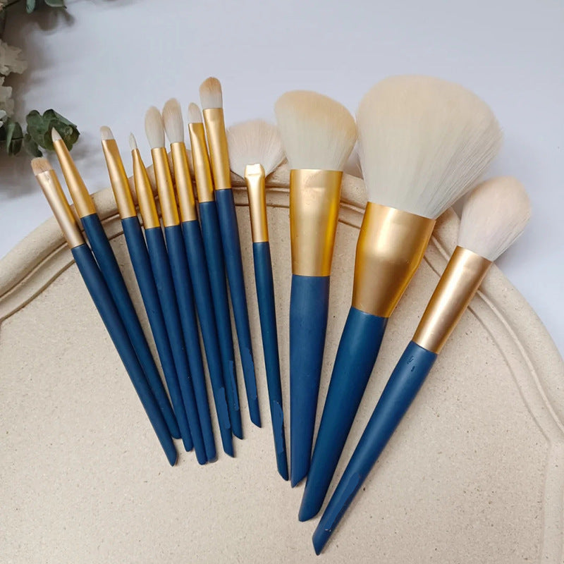✨ 12-Piece Soft Hair Makeup Brush Set — Eyeshadow, Blush & Powder Kit 💄