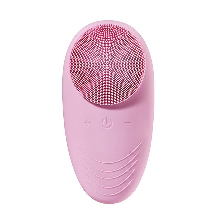 🧼💗 Mini Electric Facial Cleansing Brush | Silicone Deep Cleanser & Skin Massage Tool