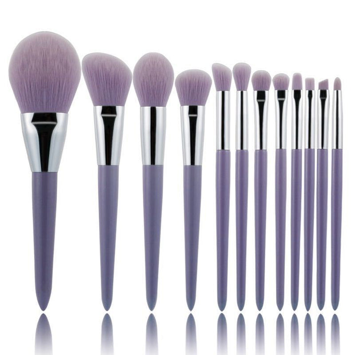 ✨ Zonia Fragrant Taro Color 12-Piece Makeup Brush Set 💄