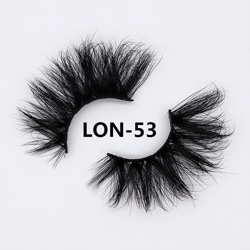 👁️✨ 25MM 3D Mink Eyelashes – Long Dramatic Handmade False Lash Set