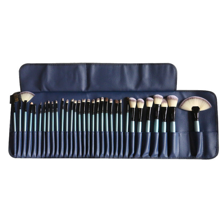 ✨ 32-Piece Blue Makeup Brush Set — Full Beauty Tools Kit 💄💙