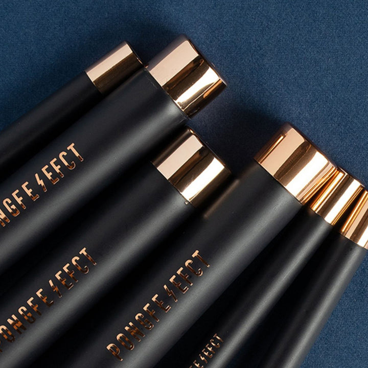 ✨ Fashion Magnet Makeup Brush Set — Real Hair Luxury Beauty Tools 💄🖤✨