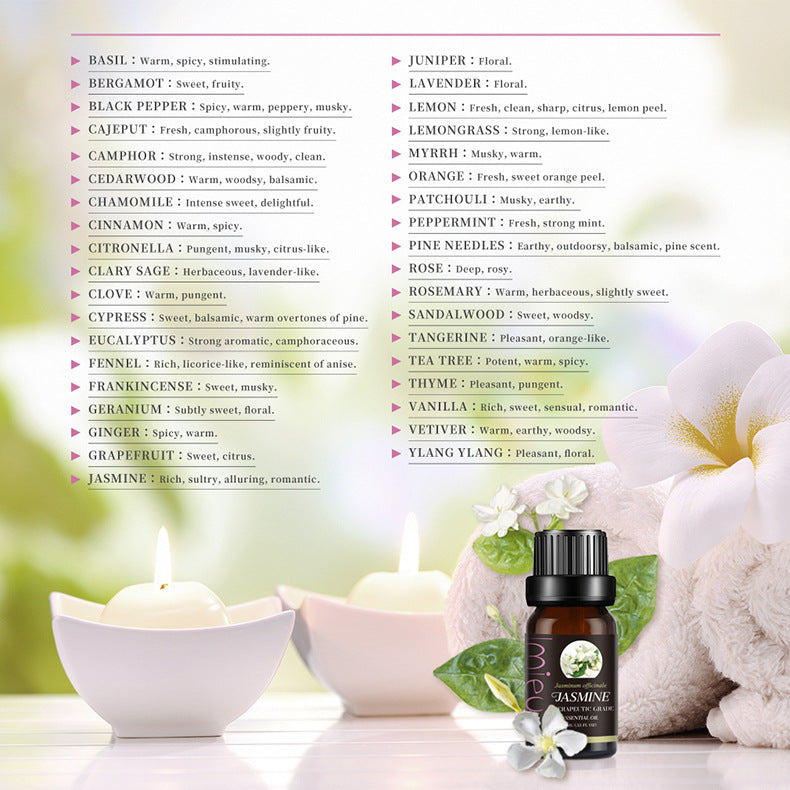 ✨ Herbal Aromatherapy Essential Oil Set — 6 × 10ml 🌿💧