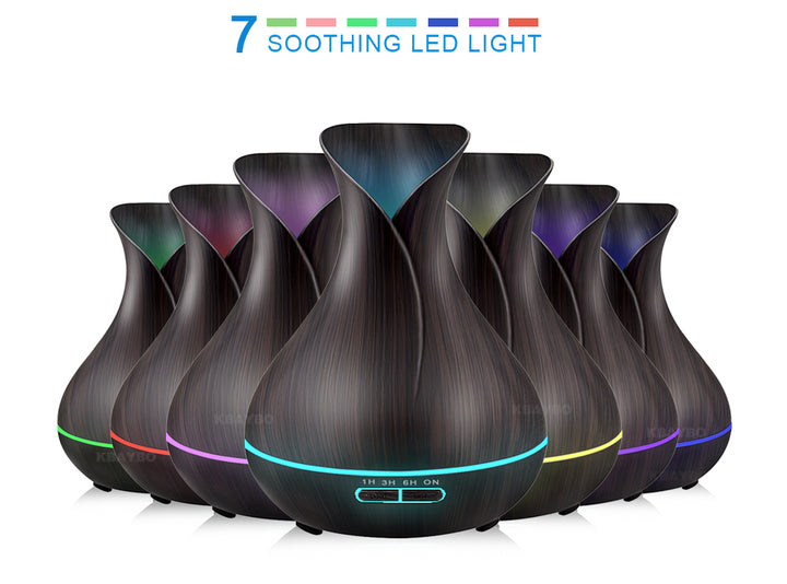 💧🌈 400ML LED Color-Changing Humidifier | USB Air Freshener for Home & Office
