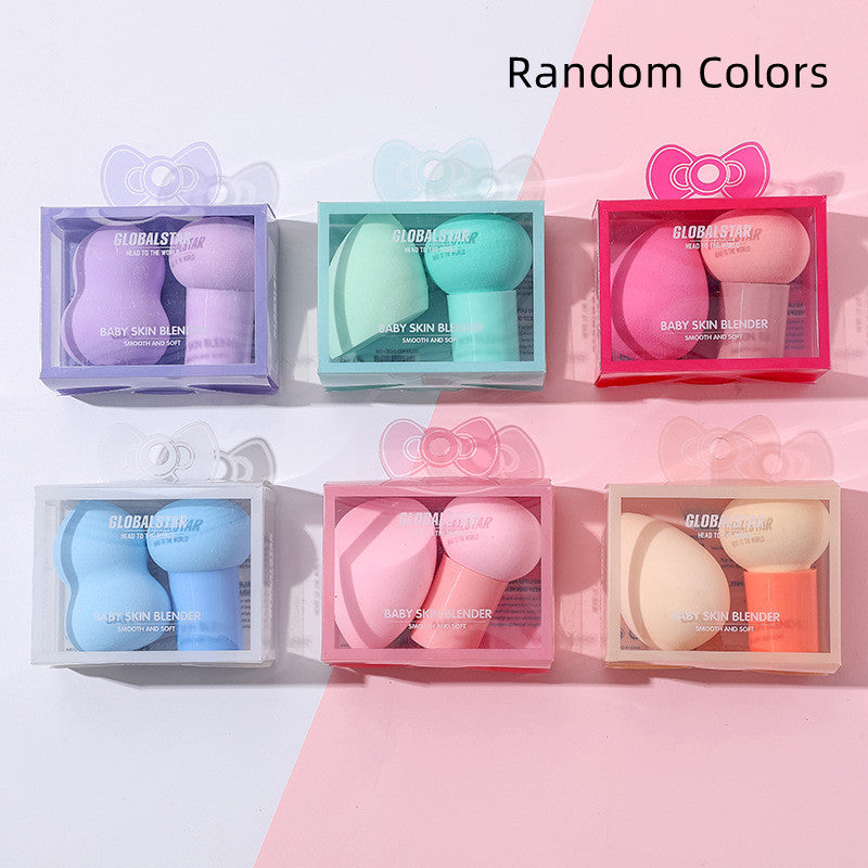 💄🍄 2-Pack Mushroom Head Beauty Blender Set