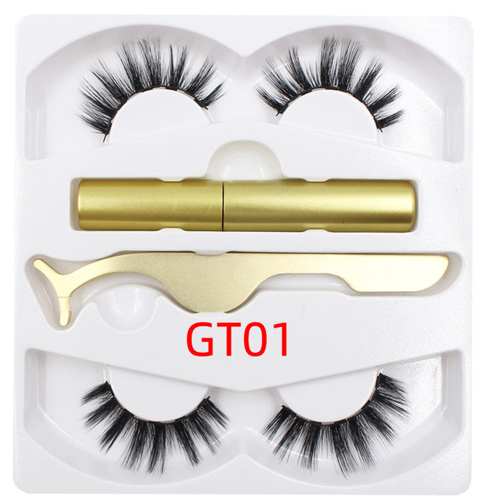 🧲👁️ Magnetic Liquid Eyeliner & Magnetic False Eyelashes Set – Waterproof Reusable Lash Kit with Tweezer