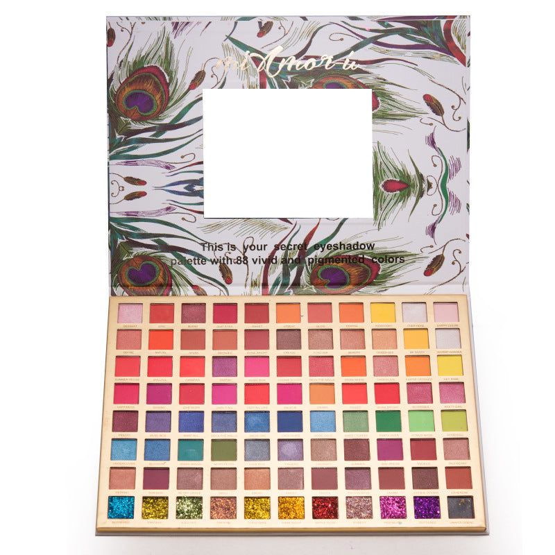 ✨ 88-Color Professional Eyeshadow Palette – Matte, Shimmer & Glitter All-in-One Makeup Tray ✨
