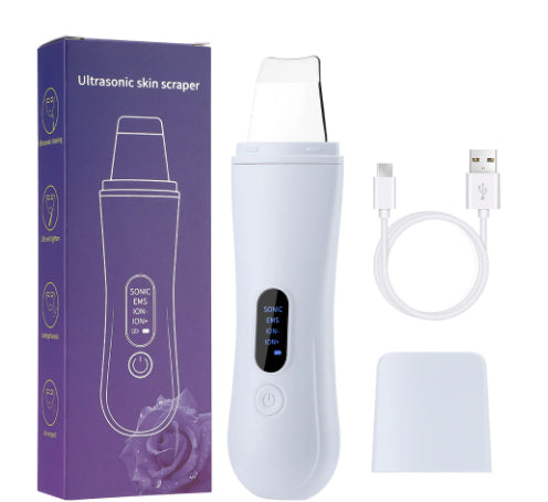 💖🌀 Ultrasonic Skin Spatula | Facial Pore & Blackhead Deep Cleansing Beauty Device
