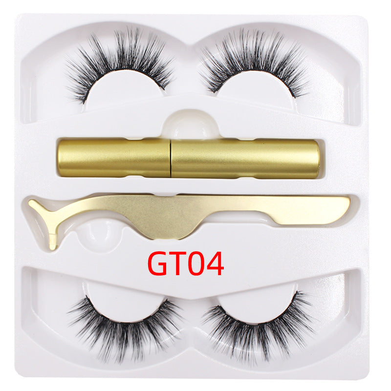 🧲👁️ Magnetic Liquid Eyeliner & Magnetic False Eyelashes Set – Waterproof Reusable Lash Kit with Tweezer