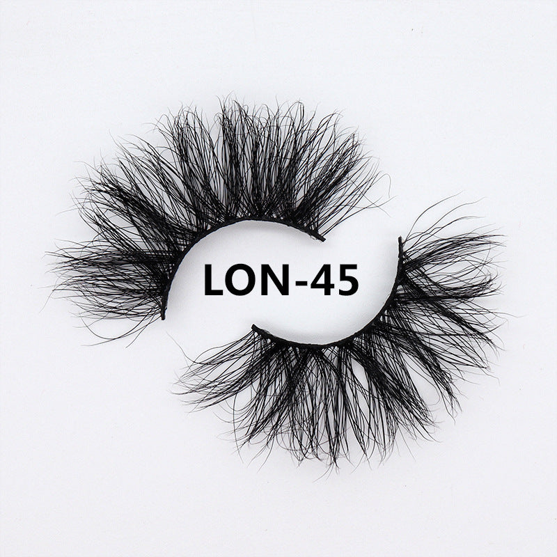 👁️✨ 25MM 3D Mink Eyelashes – Long Dramatic Handmade False Lash Set
